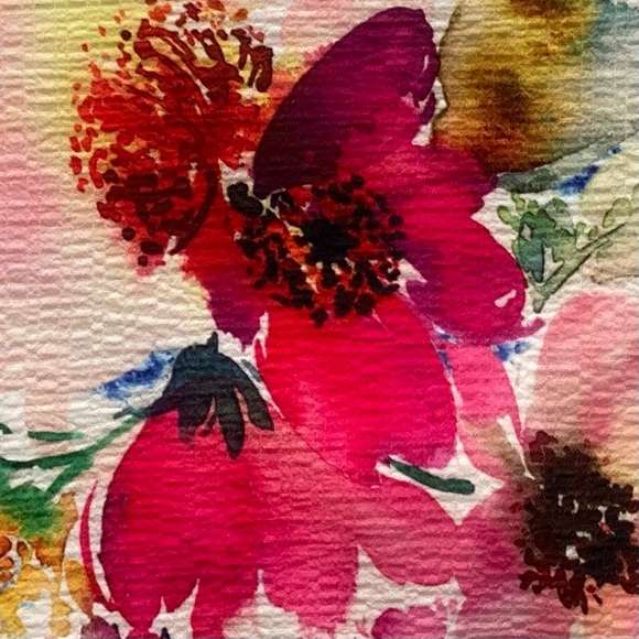 πΊ Aratta, Silent Journey Sacred Geometry Watercolor Floral Skirt - Picture 6 of 16